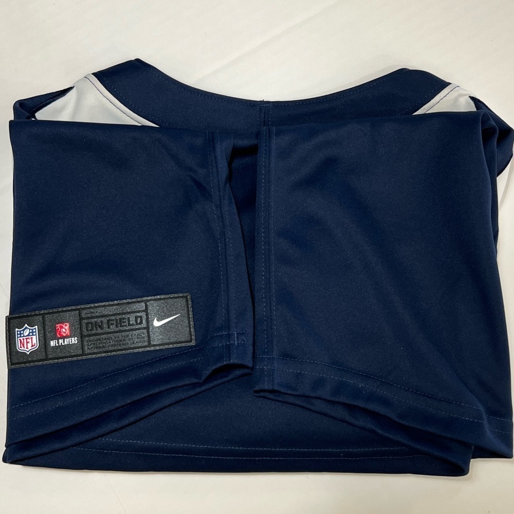 NFL Blue and White Boxy Fitted Jersey - Picture 11 of 16
